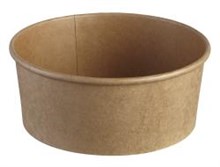 (B) Salade bowl 1200ml kraft karton FSC SMART CHOICE 50st