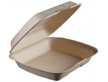 (B) Menubox suikerriet 1-vaks 23x23cm SMART CHOICE 50st