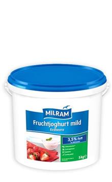 Yoghurt Vruchten Aardbei  MILRAM 5kg