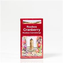 Cranberry Rooibos Thee Bio. DOOS SKYLGE  10x20x2g