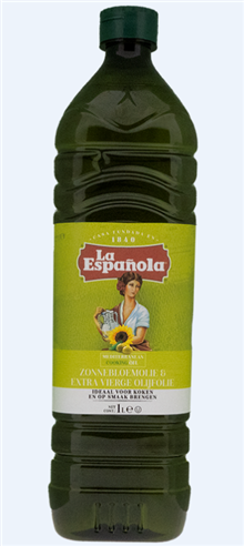 Olijfolieblend 20% Olijf EV 80% Zonnebloem LA ESPANOLA 5ltr