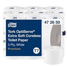 Toiletpapier T7 OptiServe Coreless 1L TORK 24x1250vel