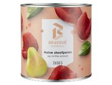 Halve stoofperen rood op siroop BRAVOUR 2,65ltr