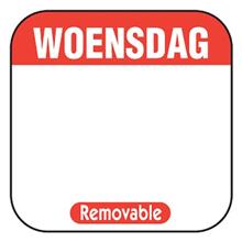 Daglabel Woensdag (vrijdag weg) DAYMARK 500st