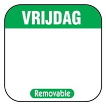 Daglabel Vrijdag rond (zondag weg) DAYMARK 500st