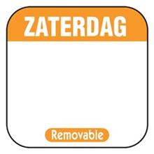 Daglabel Zaterdag (maandag weg) DAYMARK 500st