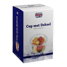 Cup met deksel rond      DEPA       50x500cc