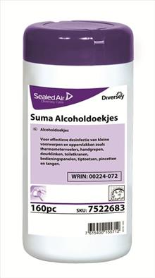 Suma Alcoholdoekjes  SEALED AIR   160 st