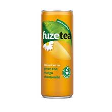 Fuze Ice Tea Green Mango Kamille blik CCC 24x33cl