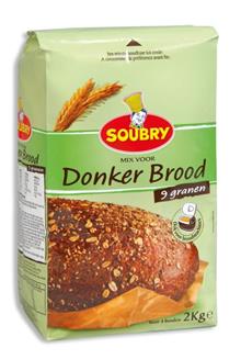Donker Brood 9 granen  SOUBRY   5kg