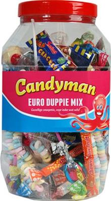Euro duppie mix Candyman     LEKKERLAND 100st