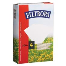 Filterzakjes 4 ongebleekt   FILTROPA   100st