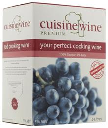 Kookwijn Rood met peper en zout CUISINE WINE 5ltr