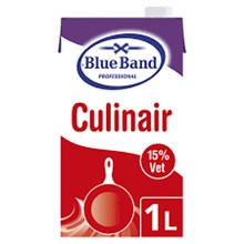 Culinair 15% (Kookroom) Blue Band  UPFIELD 1ltr (los pak)