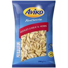 Wedges Knoflook & Kruiden AVIKO 4x2,5kg