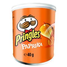 Pringles Paprika (geel) LEKKERLAND 12x40gr