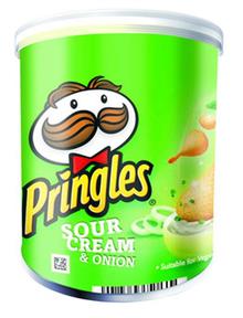Pringles Sour/Onion (groen) LEKKERLAND 12x40gr