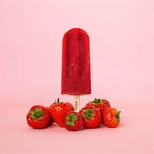 Bio. Fruit op stokje Puur Aardbei NICE 24x70gr
