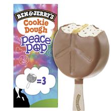B&J's Peace Pop Cookie Dough OLA 20x80ml
