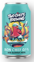 0,5% Two Chefs - (blik) 0,5% Bon Chef 12x33cl