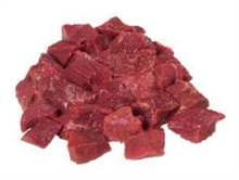Stoofvlees in blokjes 3x3cm DE VRIES (prijs p/kg)